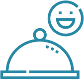 Bilingual woman smiling while preparing a colorful meal, symbolizing emotional healing through mindful eating