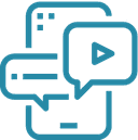 Media section mobile icon